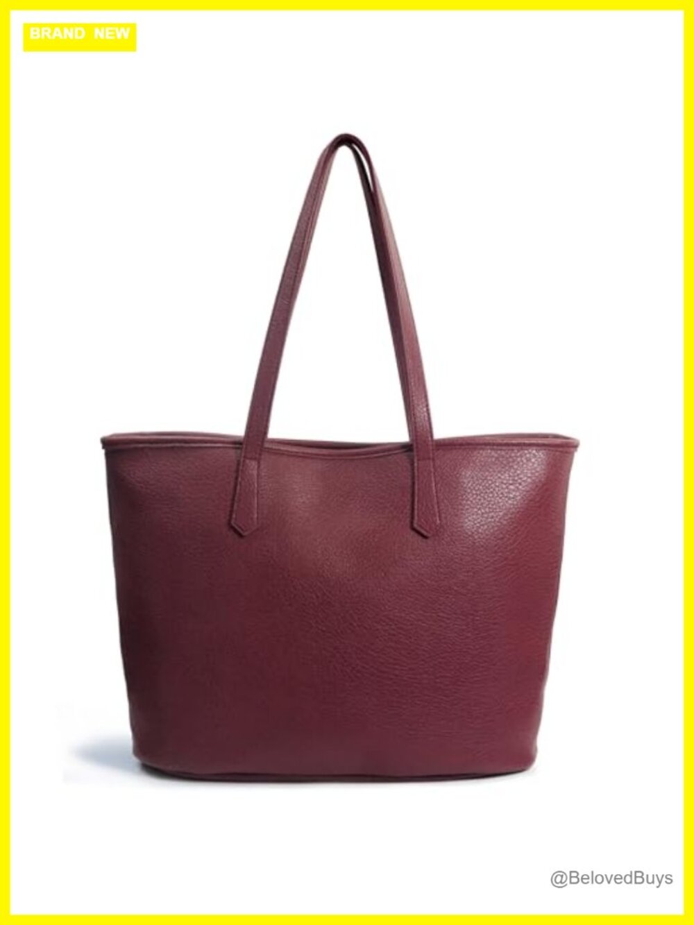 Zipper Tote Bag Soft Vegan Leather Handbag for Work Travel Everyday